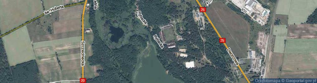 Zdjęcie satelitarne Rybacka ul.